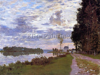 CLAUDE MONET THE PROMENADE AT ARGENTEUIL 2 ARTIST PAINTING REPRODUCTION HANDMADE