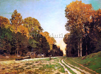 CLAUDE MONET THE ROAD FROM CHAILLY TO FONTAINEBLEAU ARTIST PAINTING REPRODUCTION