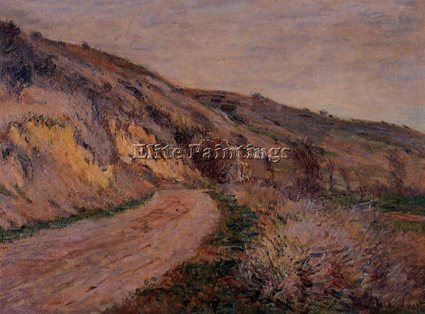 CLAUDE MONET THE ROAD TO GIVERNY ARTIST PAINTING REPRODUCTION HANDMADE OIL REPRO