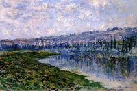 CLAUDE MONET THE SEINE AND THE CHAANTEMESLE HILLS ARTIST PAINTING REPRODUCTION