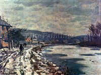 CLAUDE MONET THE SEINE AT BOUGIVAL ARTIST PAINTING REPRODUCTION HANDMADE OIL ART