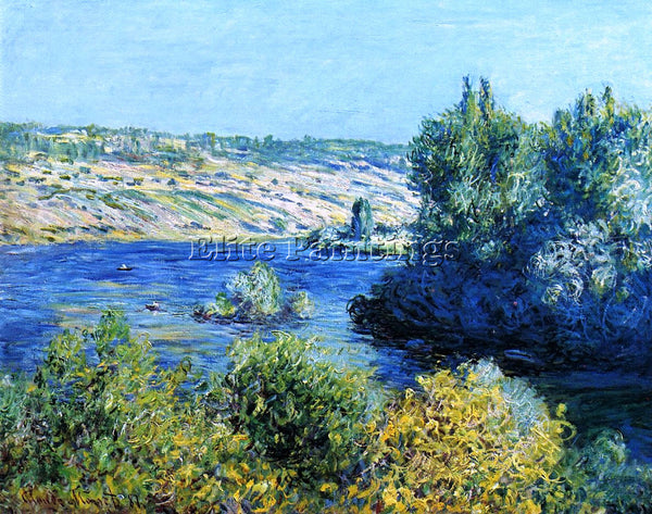 CLAUDE MONET THE SEINE AT VETHEUIL 4 ARTIST PAINTING REPRODUCTION HANDMADE OIL