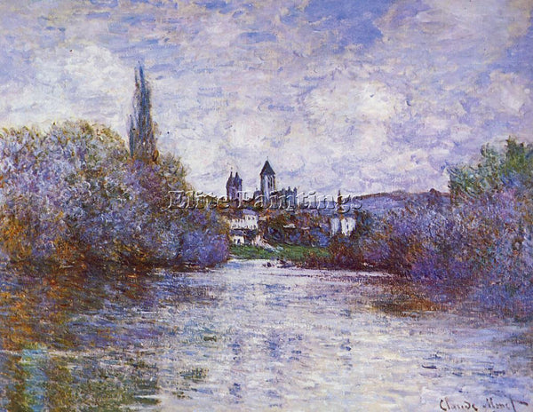CLAUDE MONET THE SMALL ARM OF THE SEINE AT VETHEUIL ARTIST PAINTING REPRODUCTION