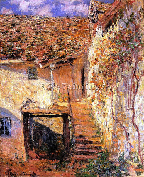 CLAUDE MONET THE STEPS ARTIST PAINTING REPRODUCTION HANDMADE CANVAS REPRO WALL