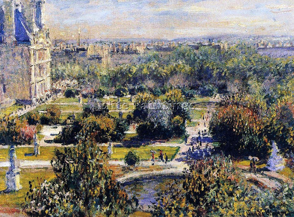 CLAUDE MONET THE TUILERIES ARTIST PAINTING REPRODUCTION HANDMADE OIL CANVAS DECO
