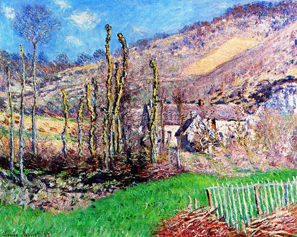 CLAUDE MONET THE VAL DE FALAISE GIVERNY ARTIST PAINTING REPRODUCTION HANDMADE