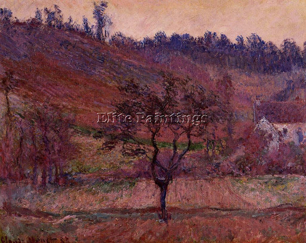 CLAUDE MONET THE VAL DE FALAISE ARTIST PAINTING REPRODUCTION HANDMADE OIL CANVAS