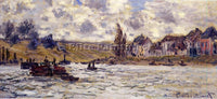 CLAUDE MONET THE VILLAGE OF LAVACOURT ARTIST PAINTING REPRODUCTION HANDMADE OIL