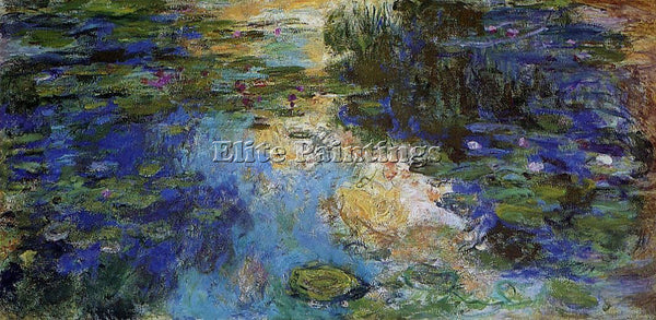 CLAUDE MONET THE WATER LILY POND 6 ARTIST PAINTING REPRODUCTION HANDMADE OIL ART