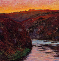 CLAUDE MONET VALLEY OF THE CREUSE SUNSET ARTIST PAINTING REPRODUCTION HANDMADE