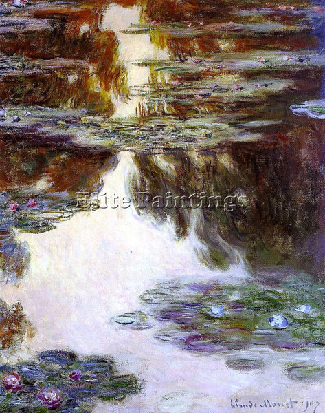 CLAUDE MONET WATER LILIES 10 ARTIST PAINTING REPRODUCTION HANDMADE CANVAS REPRO