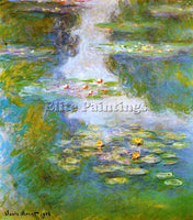 CLAUDE MONET WATER LILIES 14 ARTIST PAINTING REPRODUCTION HANDMADE CANVAS REPRO
