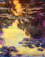 CLAUDE MONET WATER LILIES 16 ARTIST PAINTING REPRODUCTION HANDMADE CANVAS REPRO