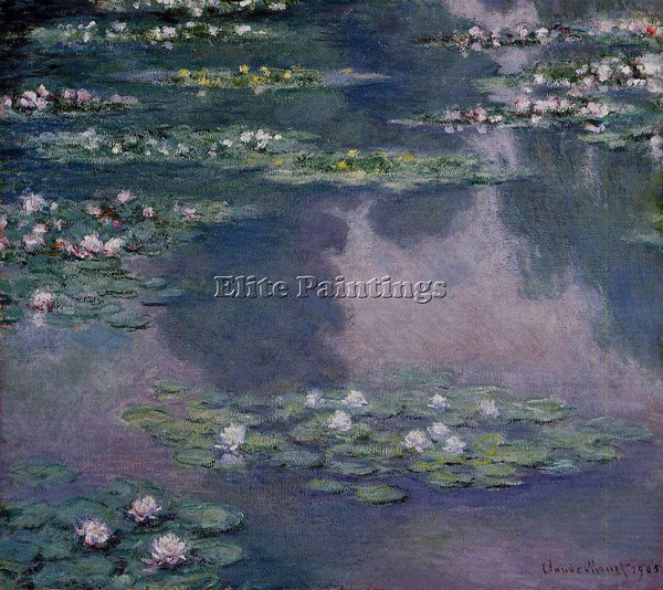 CLAUDE MONET WATER LILIES 36 ARTIST PAINTING REPRODUCTION HANDMADE CANVAS REPRO