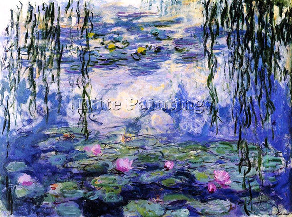 CLAUDE MONET WATER LILIES 38 ARTIST PAINTING REPRODUCTION HANDMADE CANVAS REPRO