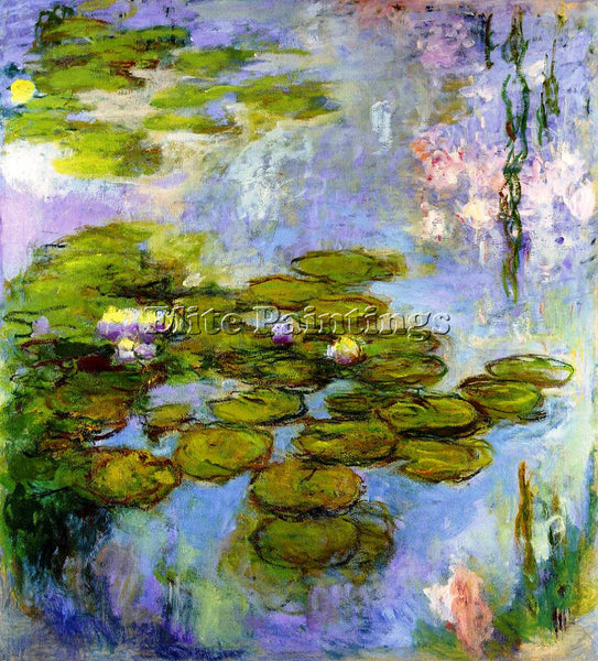 CLAUDE MONET WATER LILIES 41 ARTIST PAINTING REPRODUCTION HANDMADE CANVAS REPRO
