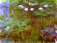 CLAUDE MONET WATER LILIES 44 ARTIST PAINTING REPRODUCTION HANDMADE CANVAS REPRO
