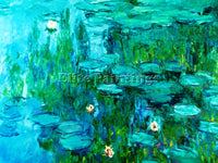 CLAUDE MONET WATER LILIES 111 ARTIST PAINTING REPRODUCTION HANDMADE CANVAS REPRO