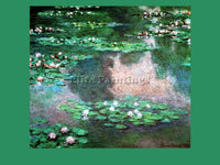 CLAUDE MONET WATERLILLYPOND ARTIST PAINTING REPRODUCTION HANDMADE OIL CANVAS ART