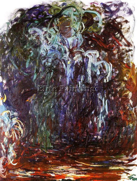 CLAUDE MONET WEEPING WILLOW 6 ARTIST PAINTING REPRODUCTION HANDMADE CANVAS REPRO