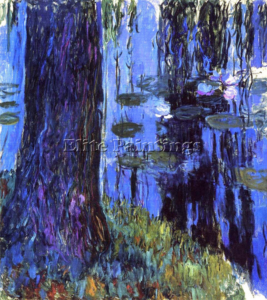 CLAUDE MONET WEEPING WILLOW AND WATER LILY POND 1 ARTIST PAINTING REPRODUCTION