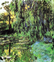 CLAUDE MONET WEEPING WILLOW AND WATER LILY POND 2 ARTIST PAINTING REPRODUCTION