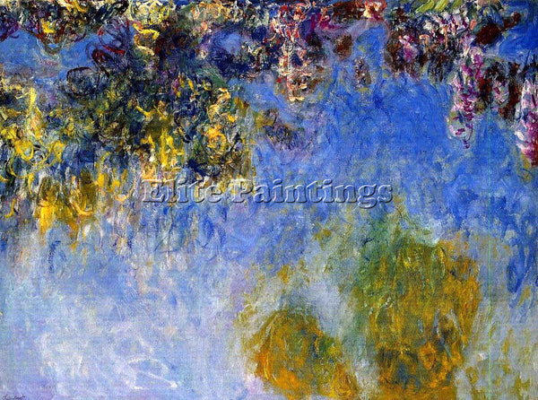 CLAUDE MONET WISTERIA 2 ARTIST PAINTING REPRODUCTION HANDMADE CANVAS REPRO WALL
