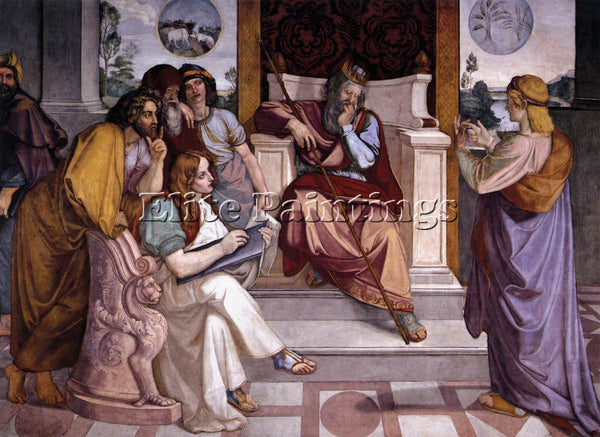 PETER VON CORNELIUS JOSEPH INTERPRETING PHARAOHS DREAM ARTIST PAINTING HANDMADE