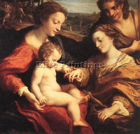 CORREGGIO THE MYSTIC MARRIAGE OF ST CATHERINE 2 ARTIST PAINTING REPRODUCTION OIL