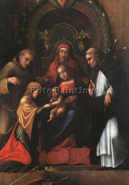 CORREGGIO THE MYSTIC MARRIAGE OF ST CATHERINE ARTIST PAINTING REPRODUCTION OIL
