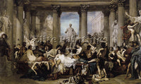 THOMAS COUTURE ROMANS OF THE DECADENCE ARTIST PAINTING REPRODUCTION HANDMADE OIL