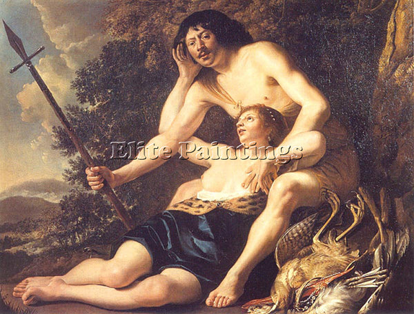 DENMARK COUWENBERGH CHRISTIAEN VAN VENUS AND ADONIS ARTIST PAINTING REPRODUCTION