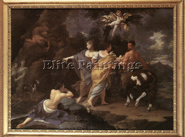 DONATO CRETI ACHILLES HANDLING OVER TO CHIRON ARTIST PAINTING REPRODUCTION OIL