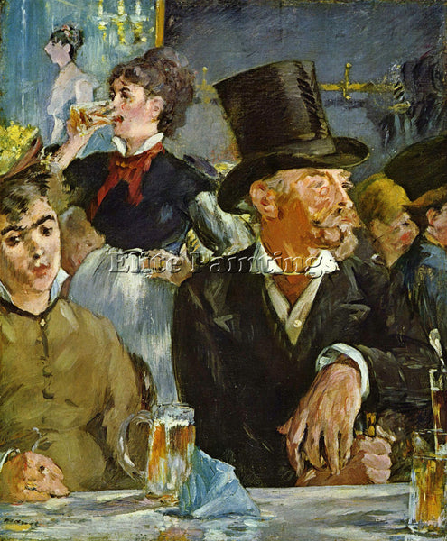 MANET CAFE CONCERT ARTIST PAINTING REPRODUCTION HANDMADE CANVAS REPRO WALL DECO