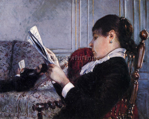 GUSTAVE CAILLEBOTTE INTERIOR2 ARTIST PAINTING REPRODUCTION HANDMADE CANVAS REPRO