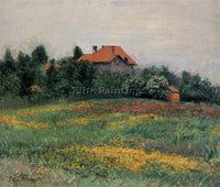 GUSTAVE CAILLEBOTTE NORMAN LANDSCAPE ARTIST PAINTING REPRODUCTION HANDMADE OIL