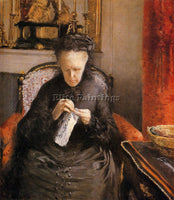 GUSTAVE CAILLEBOTTE PORTAIT MADAME MARTIAL CAILLEBOTE ARTIST S MOTHER ARTIST OIL