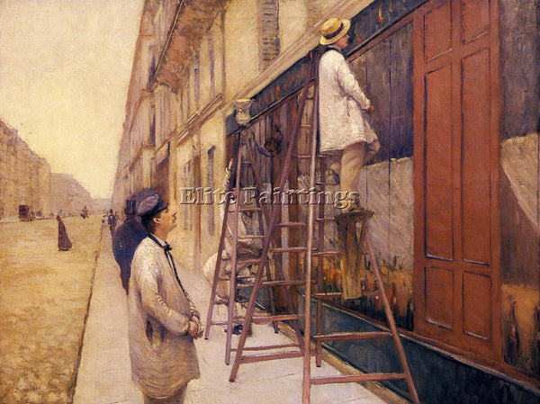 GUSTAVE CAILLEBOTTE THE HOUSE PAINTERS ARTIST PAINTING REPRODUCTION HANDMADE OIL