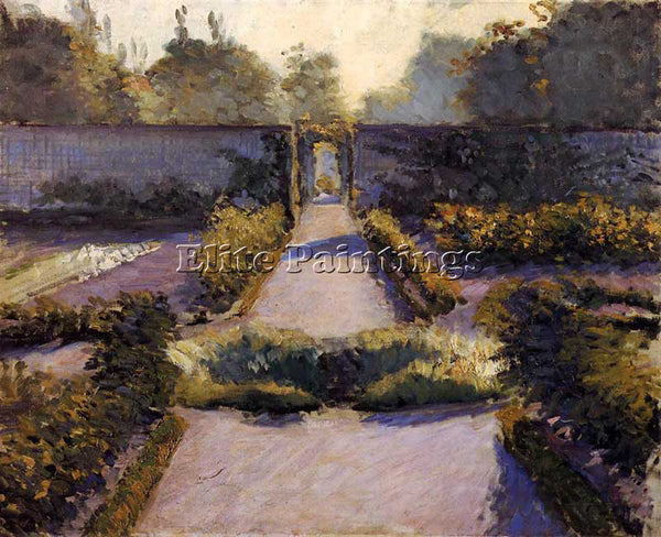 GUSTAVE CAILLEBOTTE THE KITCHEN GARDEN YERRES ARTIST PAINTING REPRODUCTION OIL