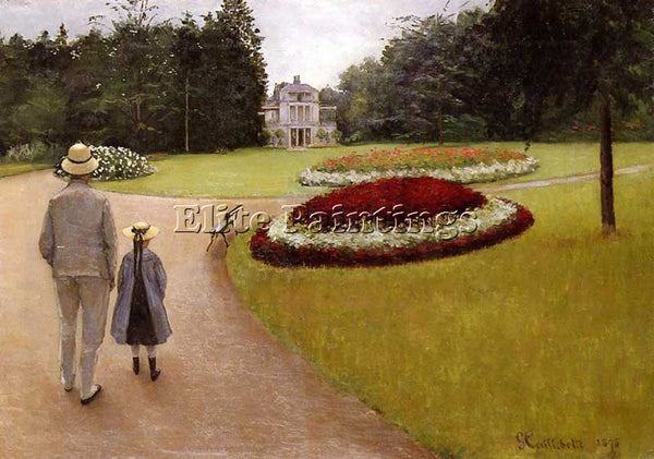 GUSTAVE CAILLEBOTTE THE PARK ON THE CAILLEBOTTE PROPERTY AT YERRES REPRODUCTION