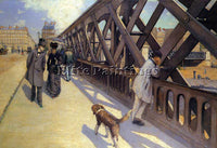 GUSTAVE CAILLEBOTTE THE PONT DU EUROPE ARTIST PAINTING REPRODUCTION HANDMADE OIL