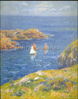 MONET CALM SEAS BY MONET ARTIST PAINTING REPRODUCTION HANDMADE CANVAS REPRO WALL
