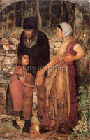 BRITISH CAMPBELL JAMES THE WIFE S REMONSTRANCE ARTIST PAINTING REPRODUCTION OIL