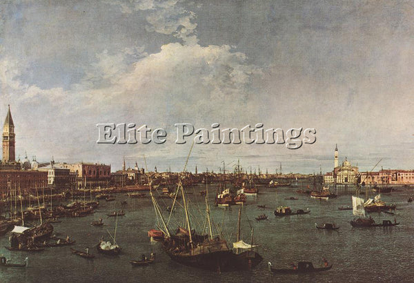 CANALETTO  BACINO DI SAN MARCO ST MARK S BASIN ARTIST PAINTING REPRODUCTION OIL