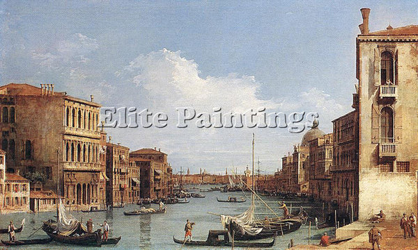 CANALETTO  THE GRAND CANAL FROM CAMPO S VIO TOWARDS THE BACINO PAINTING HANDMADE