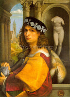 ITALIAN CAPRIOLO DOMENICO ITALIAN 1494 1528 ARTIST PAINTING HANDMADE OIL CANVAS