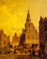 BELGIAN CARABAIN JACQUES THE WEIGHT HOUSE ALKMAAR ARTIST PAINTING REPRODUCTION