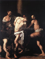 CARAVAGGIO FLAGELLATION ARTIST PAINTING REPRODUCTION HANDMADE CANVAS REPRO WALL