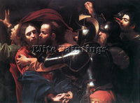 CARAVAGGIO TAKING OF CHRIST ARTIST PAINTING REPRODUCTION HANDMADE OIL CANVAS ART