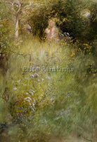 CARL LARSSON A FAIRY OR KERSTI AND A VIEW OF A MEADOW ARTIST PAINTING HANDMADE